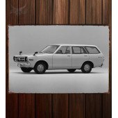 Металлическая табличка Nissan Sunny Van (B310)